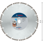 BOSCH Disc de tăiere diamantat Standard for Universal 350x25,4