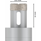 BOSCH Carotă diamantată Dry Speed, Best for Ceramic cu X-LOCK