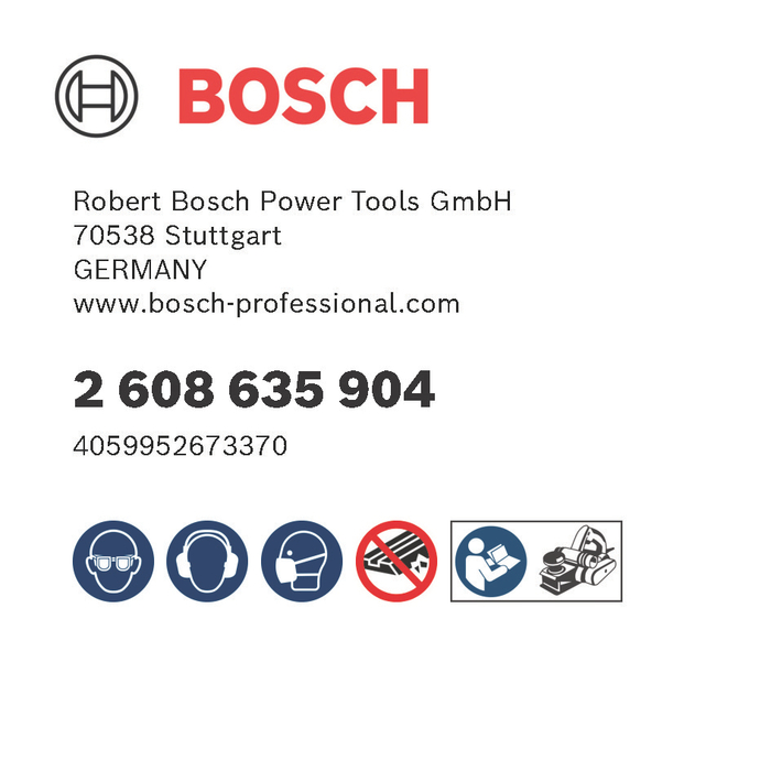 BOSCH PRO Set 10 cuțite