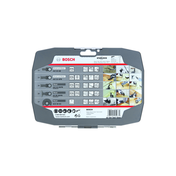 BOSCH Set 7 accesorii pentru lemn STARLOCK