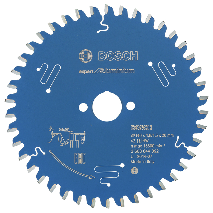 BOSCH Pânză de ferăstrău circular Expert for Aluminium