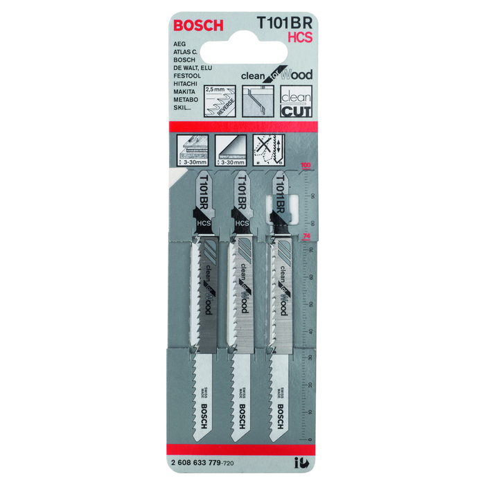 BOSCH Pânză pentru ferăstrău vertical T 101 BR