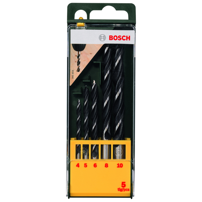 BOSCH Set 5 burghie pentru lemn