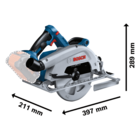 BOSCH GKS 18V-68 (SOLO)
