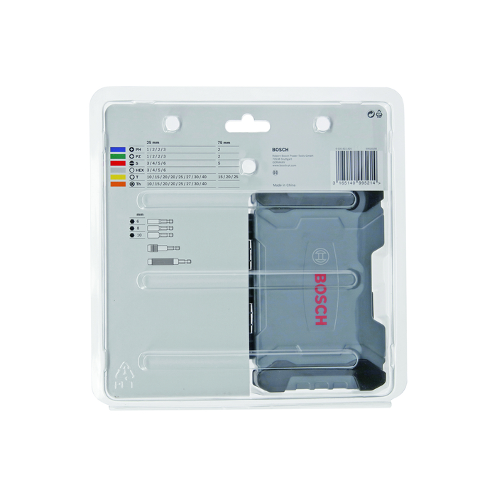 BOSCH Set 43 capete de şurubelniţă şi chei tubulare