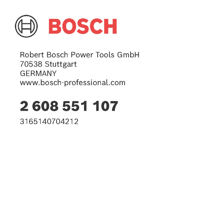 BOSCH Adaptor pentru inserţii chei tubulare