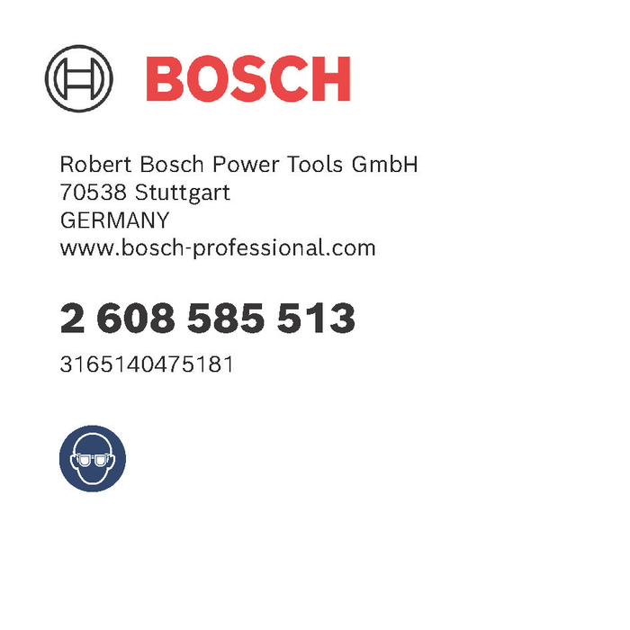 BOSCH Burghiu pentru metal, tip HSS-G, DIN 338