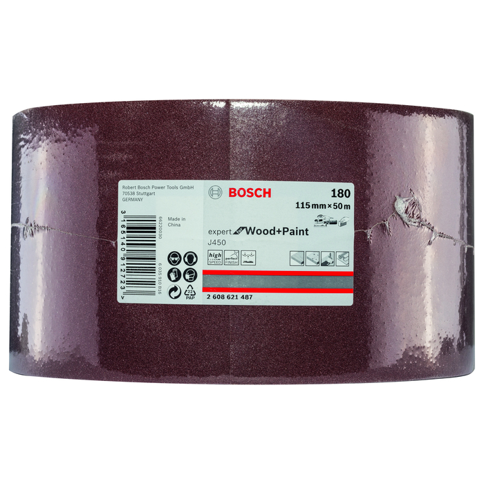 BOSCH Rola Expert for Wood and Paint 115 mm, 50 m, R180