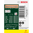 BOSCH Miniset de 7 burghie X-Line pentru piatră