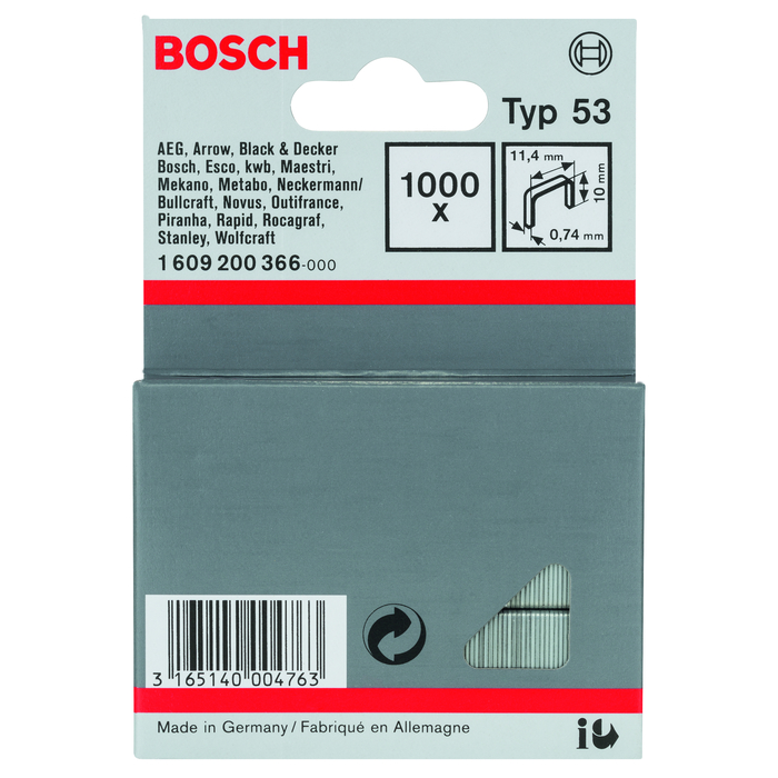BOSCH Capse din sârmă fină tip 53