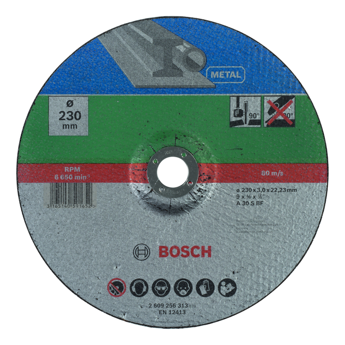BOSCH DISC TAIERE METAL, 230 x3,0,cu degajare
