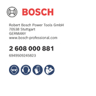 BOSCH PRO Dust Extraction Hood, SAG. HG, 115/125 mm