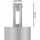 BOSCH Carotă diamantată Dry Speed, Best for Ceramic cu X-LOCK
