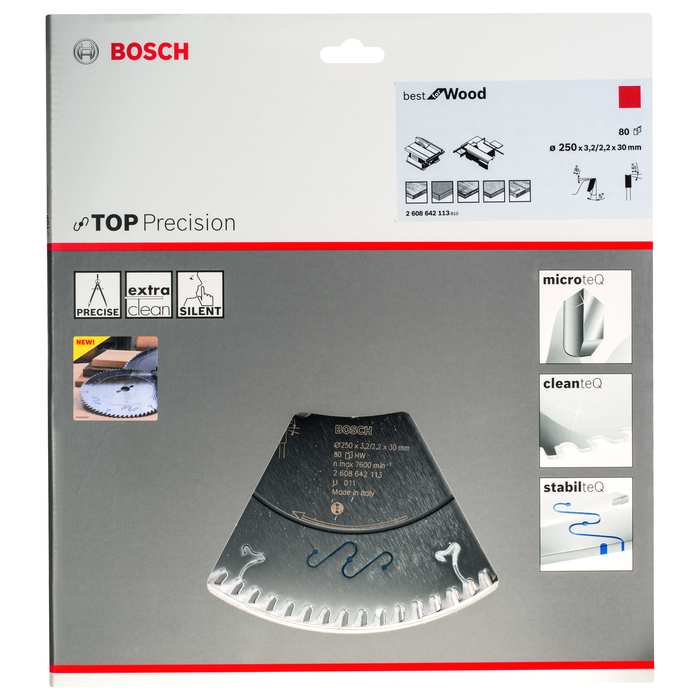 BOSCH Pânză de ferăstrău circular Top Precision Best for Wood