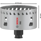 BOSCH Carotă gaură PRO Tile PC Plus, 79 mm, HS