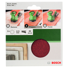 BOSCH Foi abrazive Ø 115 mm, R80, 8 gauri (5)