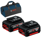 BOSCH Set acumulatori 18V