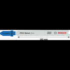 BOSCH Set de 5 pânze de fierăstrău vertical PRO Metal thin T121GFC 92 mm