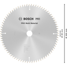 BOSCH Pânză de ferăstrău circular Multi Material
