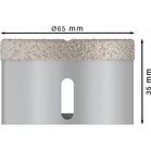 BOSCH Carotă diamantată Dry Speed, Best for Ceramic cu X-LOCK