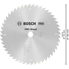 BOSCH Pânză de ferăstrău circular Standard for Wood pentru circulare cu acu