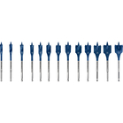 BOSCH Set de burghie plate EXPERT Self Cut Speed, 10/12/13/14/16/18/20/22/24/25/28/30/32, 13 buc.