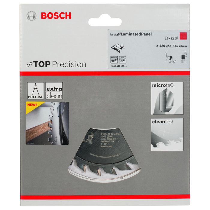 BOSCH Pânză precrestătoare Top Precision Laminated Panel