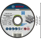 BOSCH Set 25 discuri de tăieri drepte, Standard for Inox