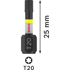 BOSCH Set 2 biți Impact Control 25 mm, T20