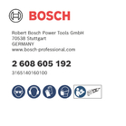 BOSCH Foi abrazive F355, ambalaj de 5 buc.