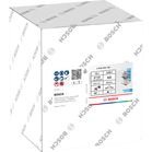 BOSCH Disc de șlefuire evantai X451, 125 x 22,23 mm, G60, T27, 15 buc.