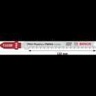 BOSCH Set de 2 pânze de fierăstrău vertical PRO Plastics PMMA clean T102BF 92 mm