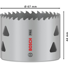 BOSCH Carotă PRO Multi Material, 67 mm, cu filet