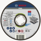 BOSCH Set 25 discuri de tăiere, Expert for Inox + Metal cu X-LOCK