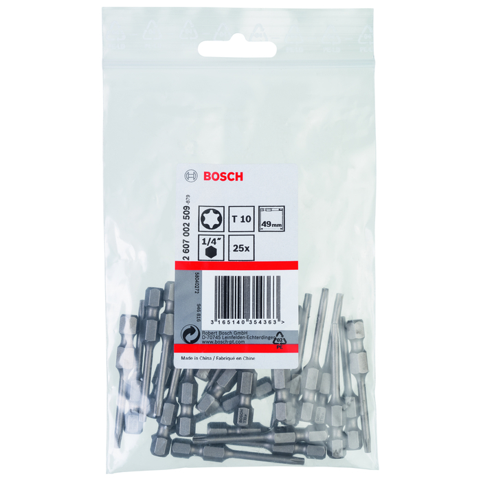 BOSCH Set 25 biți, Extra Hard