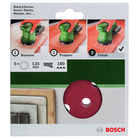 BOSCH Foi abrazive Ø 125 mm, R180,8 gauri (5)
