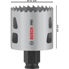 BOSCH Set carote PRO Multi Material PC Plus, 51 mm, 12 bucăți