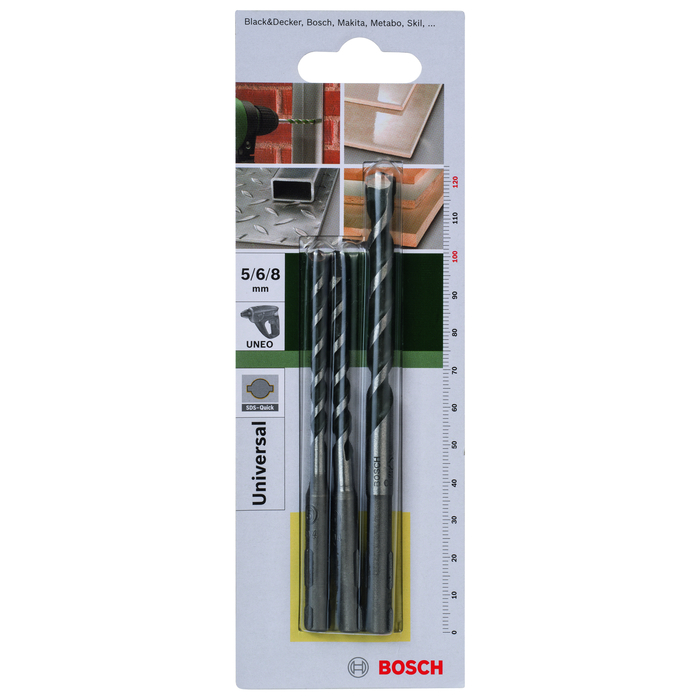 BOSCH Set burghie multifuncţionale SDS-Quick