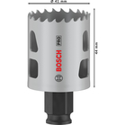 BOSCH Carotă PRO Multi Material PC Plus, 41 mm