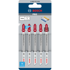 BOSCH Set 5 pânze pentru ferăstrău vertical Special for Acrylic