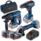 BOSCH Kit 3 scule 18V
