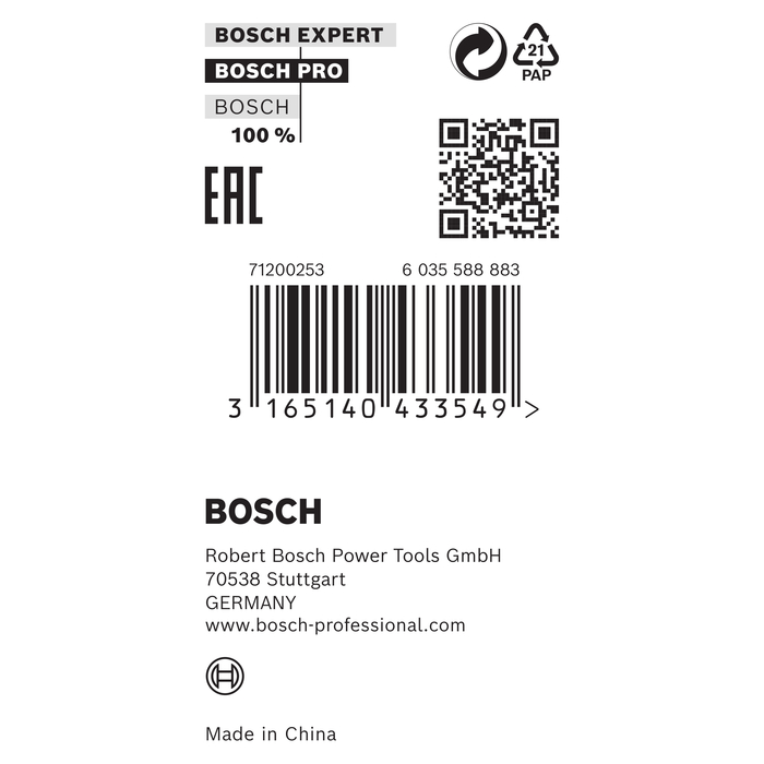 BOSCH Inel reductie