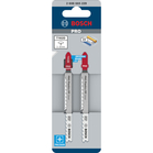 BOSCH Set de 2 pânze de fierăstrău vertical PRO Plastics PP clean T102D, 100 mm