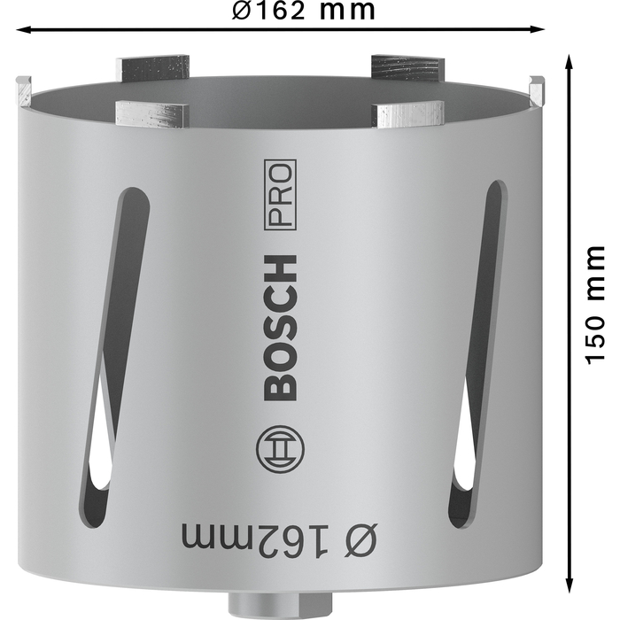 BOSCH Carotă diamantată pentru găurire uscată G 1/2"