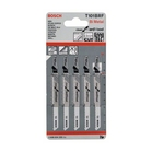 BOSCH Set 5 pânze pentru ferăstrău vertical Clean for Hard Wood