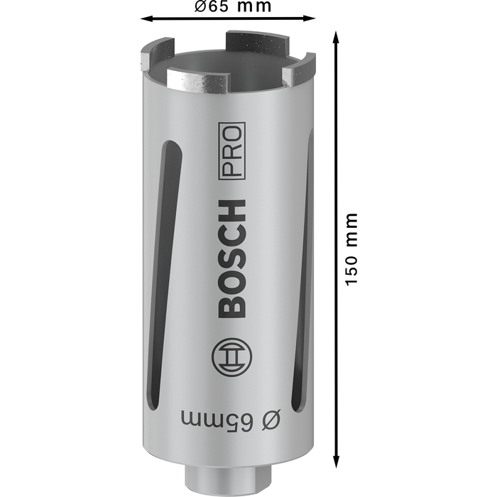 BOSCH Carotă diamantată pentru găurire uscată G 1/2"