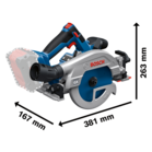 BOSCH GKS 18V-57-2 GX (SOLO)