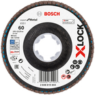 BOSCH Disc de șlefuire evantai X-LOCK X551, Expert for Metal