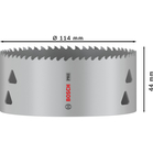 BOSCH Carotă PRO Multi Material, 114 mm, cu filet