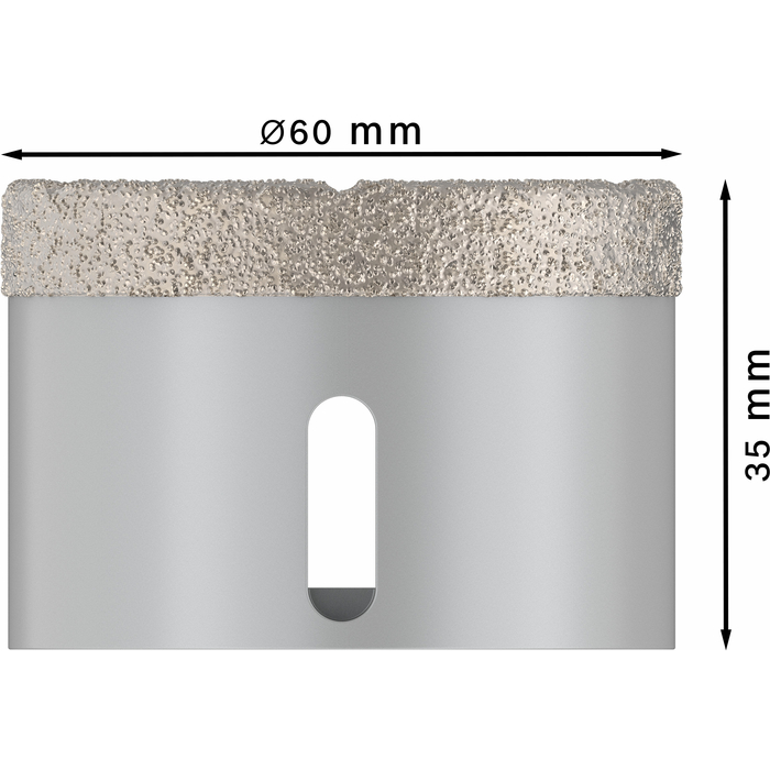 BOSCH Carotă diamantată Dry Speed, Best for Ceramic cu X-LOCK